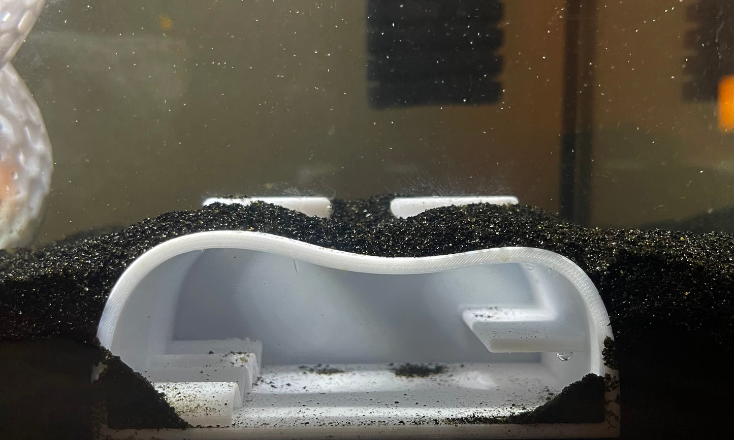 Shrimp Condo Aquarium Cave for Shrimp and Nano Fish β Modern Aquascape Decor β PETG Safe Shrimp Hide