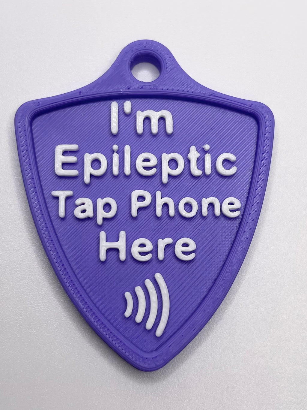 Silent Shield™ NFC Emergency Info Tag – Customizable Medical Alert Keychain