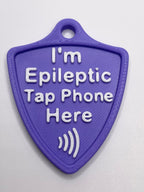 Silent Shield™ NFC Emergency Info Tag – Customizable Medical Alert Keychain