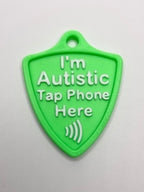 Silent Shield™ NFC Emergency Info Tag – Customizable Medical Alert Keychain