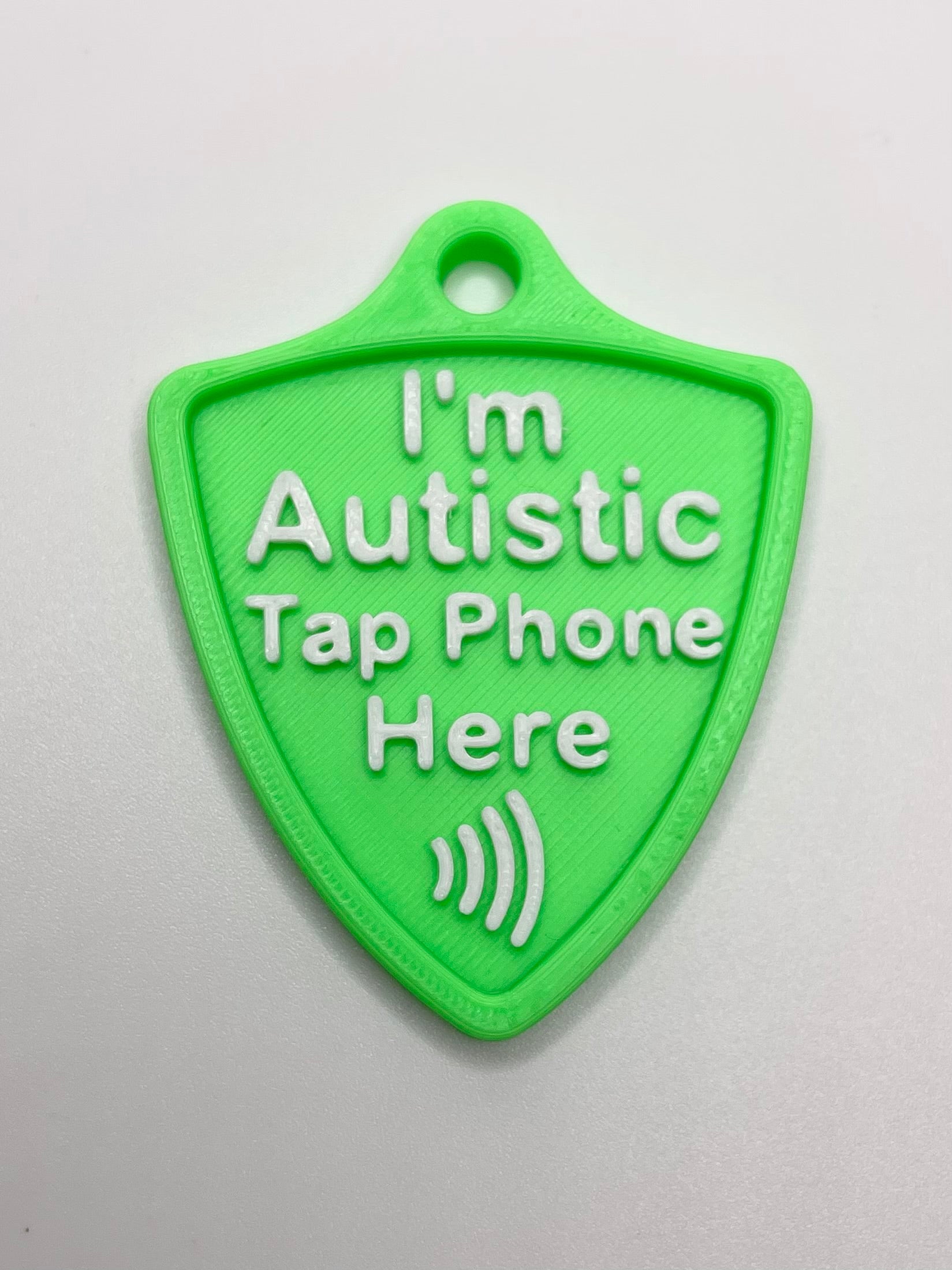 Silent Shield™ NFC Emergency Info Tag – Customizable Medical Alert Keychain