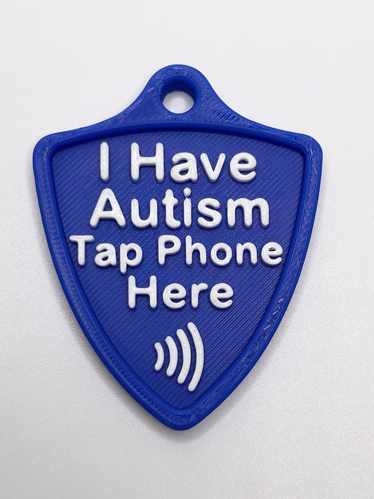 Silent Shield™ NFC Emergency Info Tag – Customizable Medical Alert Keychain