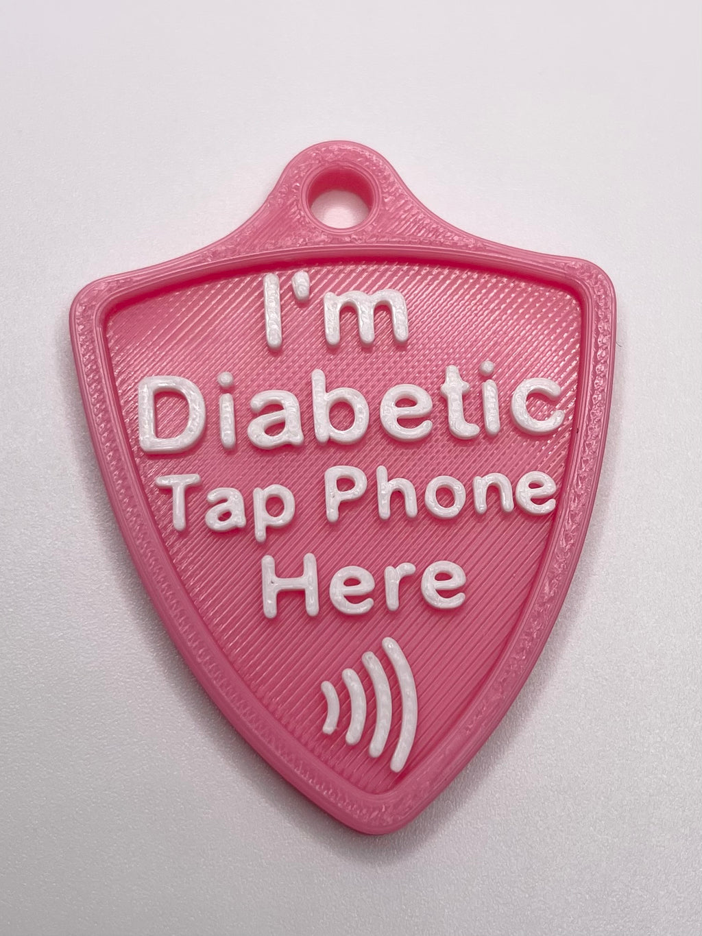 Silent Shield™ NFC Emergency Info Tag – Customizable Medical Alert Keychain