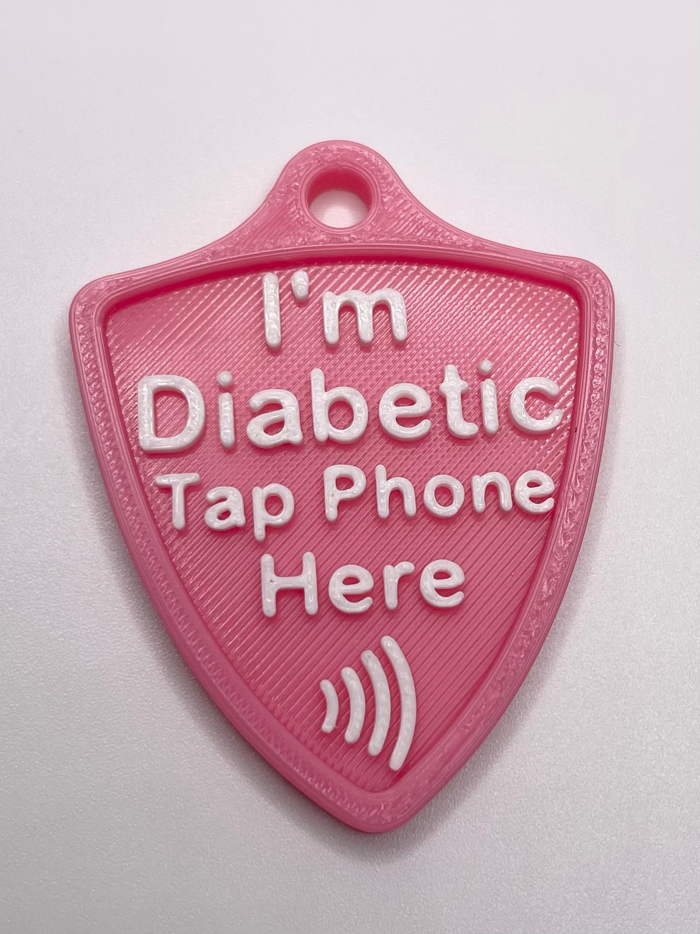 Silent Shield™ NFC Emergency Info Tag – Customizable Medical Alert Keychain