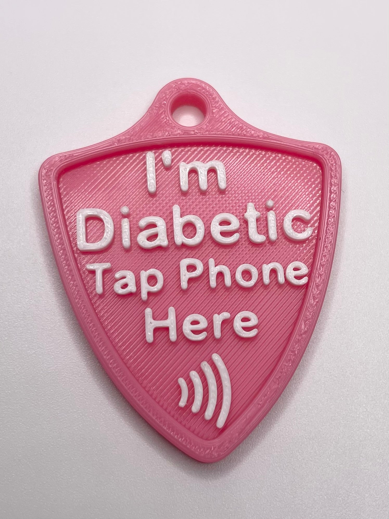 Silent Shield™ NFC Emergency Info Tag – Customizable Medical Alert Keychain