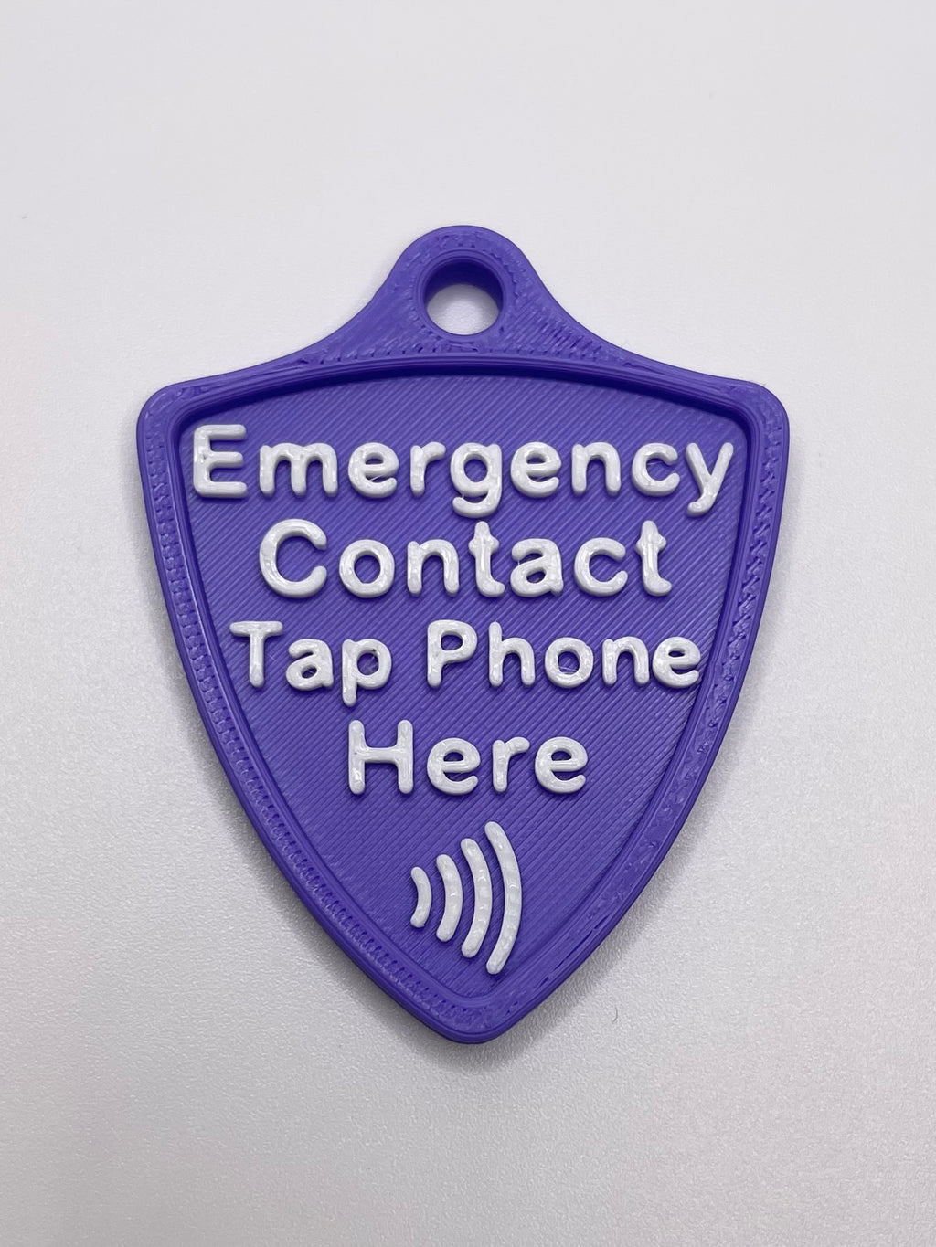 Silent Shield™ NFC Emergency Info Tag – Customizable Medical Alert Keychain