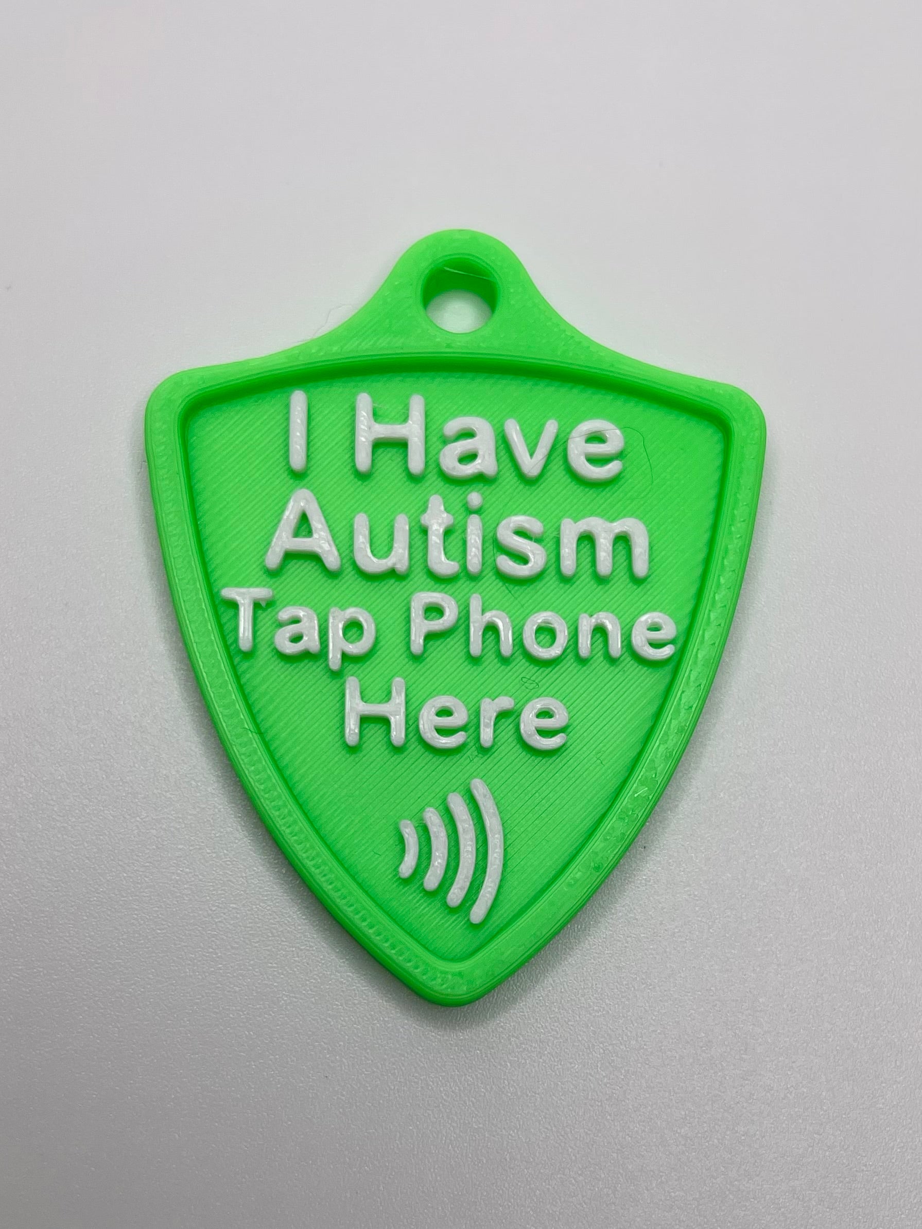 Silent Shield™ NFC Emergency Info Tag – Customizable Medical Alert Keychain