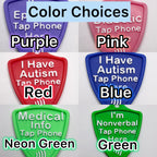 Silent Shield™ NFC Emergency Info Tag – Customizable Medical Alert Keychain