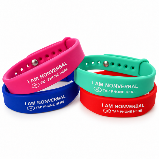 Silent Shield NFC Wristband - Nonverbal