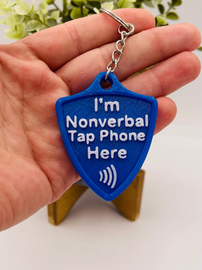 Silent Shield™ NFC Emergency Info Tag – Customizable Medical Alert Keychain