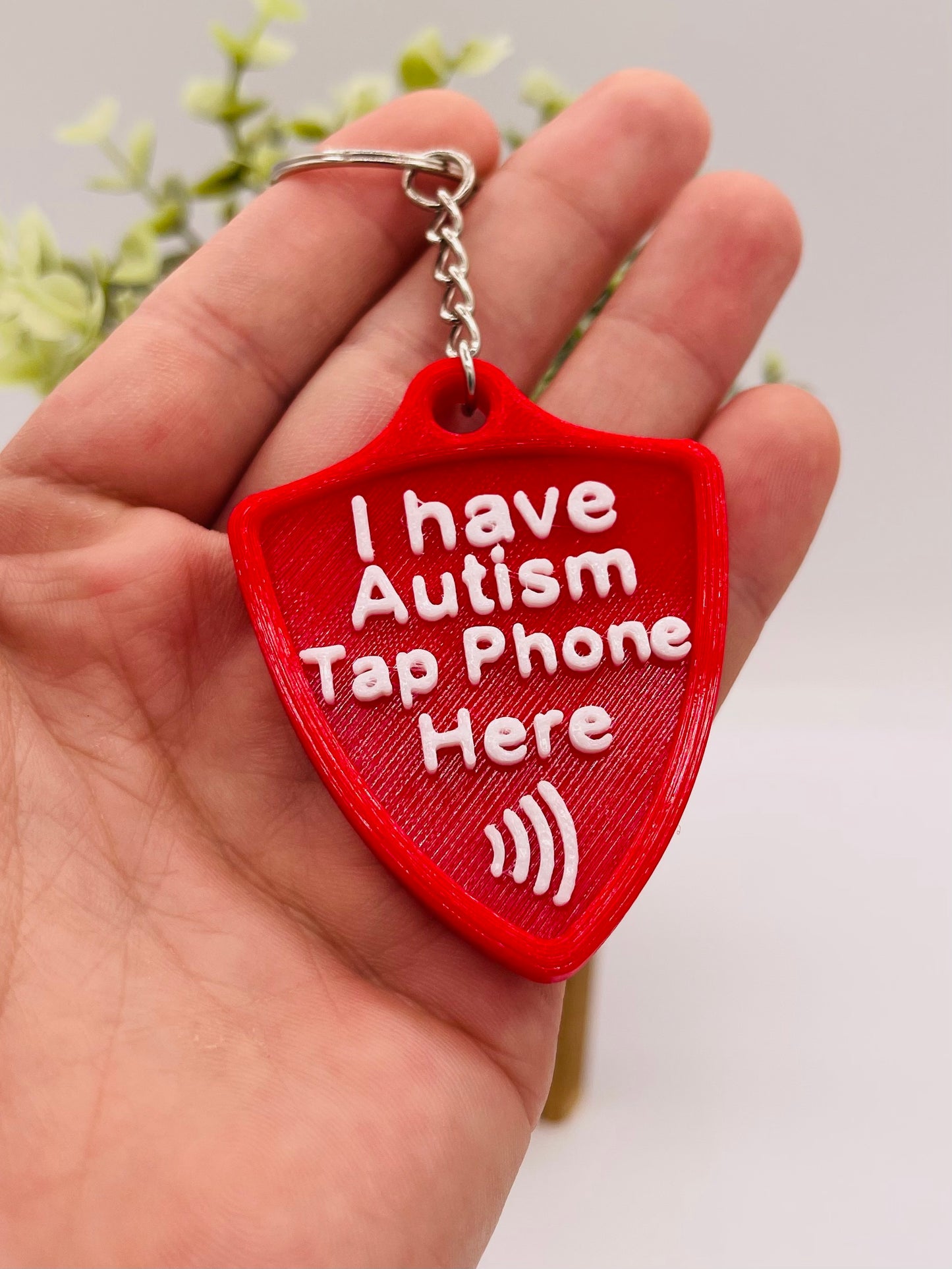 Silent Shield™ NFC Emergency Info Tag – Customizable Medical Alert Keychain